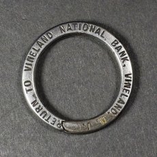 画像4: “Vineland National Bank"  1920-30's Advertising Key Ring (4)