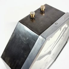 画像5:  =BRILLIE=  ★BLACK & SILVER★  1930's French Octagon Wall Clock -＊超・Mint Condition＊- (5)