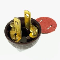 画像5: -＊Dead Stock＊-  1930's Electric Plug 【Dark Brown】 (5)