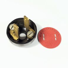画像4: -＊Dead Stock＊-  1930's Electric Plug 【BLACK】 (4)
