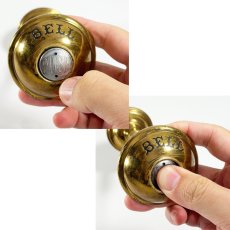画像5: -＊Dead-Stock＊-　 ★BELL★PUSH★ 1900's "COMBINATION" Door Knob ＆ BELL (5)