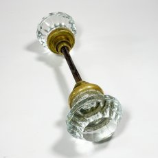 画像1: 1920-30's Glass Doorknob  (1)
