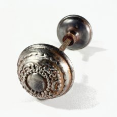 画像2: 1900-1920 Steel Doorknob (2)