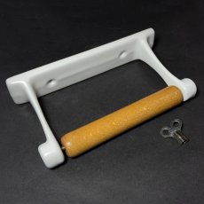 画像1: ★Dead-Stock★　 1930-40's "German-Deco" Toilet Paper Holder (1)