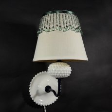画像2: 1950-60's "Hobnail Glass"  Wall Lamp/Sconce (2)