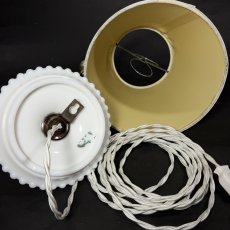 画像10: 1950-60's "Hobnail Glass"  Wall Lamp/Sconce (10)