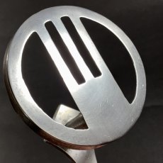 画像4: 1940-50's “Art Deco” Aluminum Coat Hook  ★Made in ITALY★ (4)