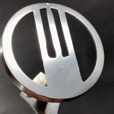 画像4: 1940-50's “Art Deco” Aluminum Coat Hook  ★Made in ITALY★ (4)