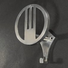 画像1: 1940-50's “Art Deco” Aluminum Coat Hook  ★Made in ITALY★ (1)
