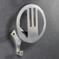 画像1: 1940-50's “Art Deco” Aluminum Coat Hook  ★Made in ITALY★ (1)