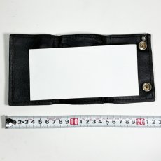 画像8: 1990's ☆Harley Davidson☆  Eagle Black Leather Tri-Fold Snap Button Wallet (8)