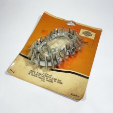 画像2: ⚡️N.O.S.⚡️ Vintage Harley Davidson Shovelhead Finned Exhaust Pipe Clamps (2)