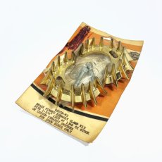 画像2: ⚡️N.O.S.⚡️ Vintage Harley Davidson Shovelhead Finned Exhaust Pipe Clamps (2)