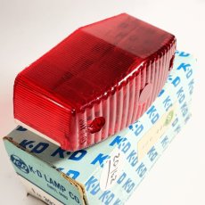 画像1: -＊N.O.S.＊-  1970's  ⚡️K-D⚡️ LEXAN Ribbed Tail Light Lens (1)