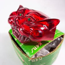 画像2: -＊N.O.S.＊-  1960〜70's ⚡️Cat Face⚡️ Tail Light Lens (2)