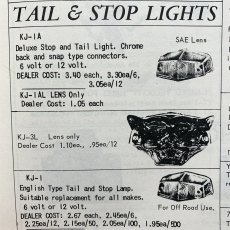 画像4: -＊N.O.S.＊-  1960〜70's ⚡️Cat Face⚡️ Tail Light Lens (4)
