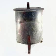 画像5:  “DIRTY RAGS”  1930-40's ★JUSTRITE★ Oily Waste Can (5)