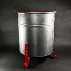 画像9: 1930-40's ★JUSTRITE★ Oily Waste Can (9)