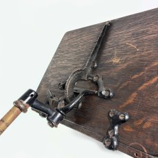 画像6: 1910's ★Cast Iron★ Pivoting Arm Book Stand (6)