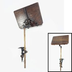 画像1: 1910's ★Cast Iron★ Pivoting Arm Book Stand (1)