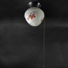 画像2:  1940-50's ★OLD AMERICAN★ Kitchen Ceiling Light  (2)