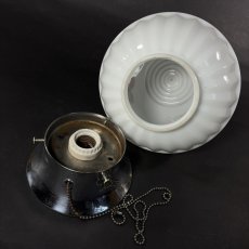 画像7:  1940-50's ★OLD AMERICAN★ Kitchen Ceiling Light  (7)