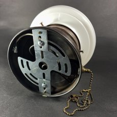 画像6:  1930's Milk Glass "MINI" Ceiling Light  (6)