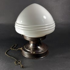 画像3:  1930's Milk Glass "MINI" Ceiling Light  (3)