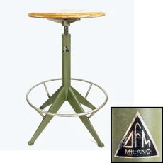 画像1: 1950's  “ART DECO” Stool  ★Made in ITALY★ (1)