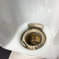 画像5: 1920-30's Art Deco Bathroom Lamp  ★Porcelain ＆ Milk Glass★ (5)