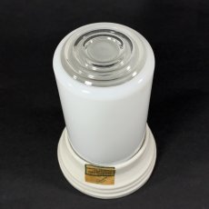 画像3: -＊Dead-Stock＊-  1930's Art Deco Porcelain "2-tone Glass" Bathroom Lamp (3)