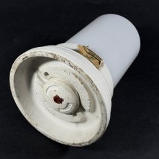 画像4: -＊Dead-Stock＊-  1930's Art Deco Porcelain "2-tone Glass" Bathroom Lamp (4)