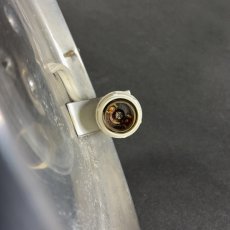 画像7: 1940-50's “Art Deco” Aluminum & Glass Light  ★Made in ITALY★ (7)