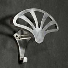 画像1: 1940-50's “Art Deco” Aluminum Coat Hook  ★Made in ITALY★ (1)