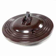 画像3: -＊9個セット＊-   1920-30's   ★ Art Deco ★  “ROUND” Bakelite Switch  【Dead-Stock】 (3)