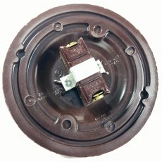 画像4: -＊9個セット＊-   1920-30's   ★ Art Deco ★  “ROUND” Bakelite Switch  【Dead-Stock】 (4)