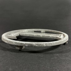 画像3: 1950-60's "T" Aluminum Screen Door Center Medallion (3)