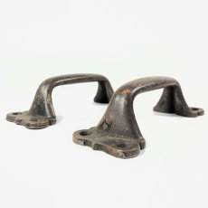画像5: 1900-1920's "BIG" Pair Iron Handles (5)