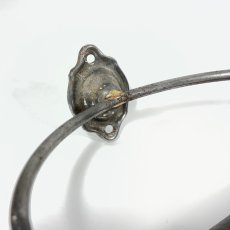 画像2:  1920's ★Solid Steel★ Frame Toilet Paper Holder (2)