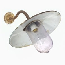 画像1: 1910-20's French Country "Swan Neck" Outside Light (1)