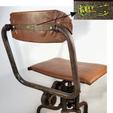 画像6: 1930's ★Machine age★ Swivel Desk Chair (6)