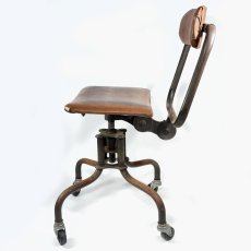画像5: 1930's ★Machine age★ Swivel Desk Chair (5)