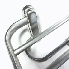 画像5: 1930's German “Art Deco” Aluminum Shelf + Hanger Rack (5)