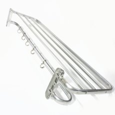 画像7: 1930's German “Art Deco” Aluminum Shelf + Hanger Rack (7)