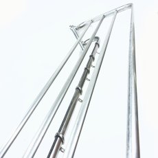 画像6: 1930's German “Art Deco” Aluminum Shelf + Hanger Rack (6)