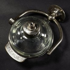 画像2: ★WEST DISINFECTING CO. NEW YORK★　 1900's "N.Y." Glass Liquid Soap Dispenser (2)
