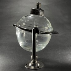 画像9: ★WEST DISINFECTING CO. NEW YORK★　 1900's "N.Y." Glass Liquid Soap Dispenser (9)