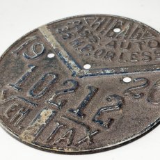 画像3: ⚡️1926 CHICAGO⚡️  Automotive Vehicle Tax License Plate Medallion Tag (3)