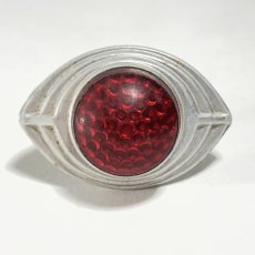 画像2: 1960’s ⚡️Cat Eye⚡️ Motorcycle License Plate Reflector (2)