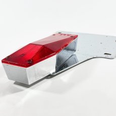画像8: ⚡️D.S.C.⚡️  1970's “Coffin” Tail Light  w/ Original Backing Plate (8)